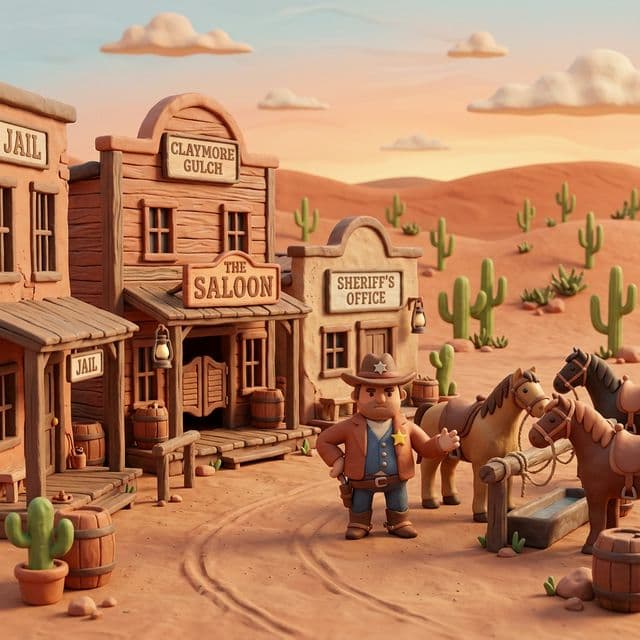 Wild West party invitation theme