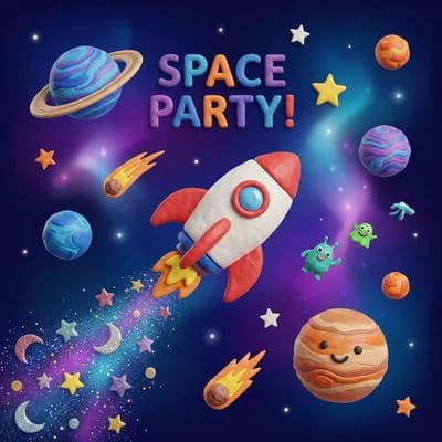 Space Mission kids' party theme