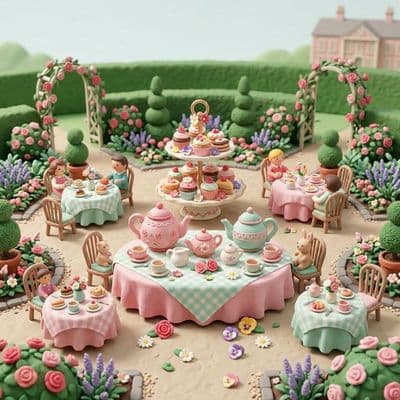 Garden Tea Party kids' party theme
