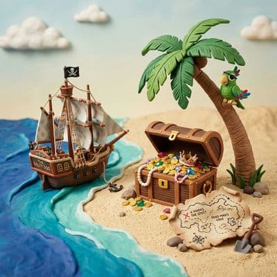 Pirate Treasure kids' party theme