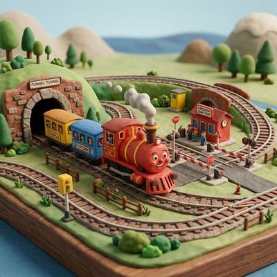Choo-Choo Train kids' party theme